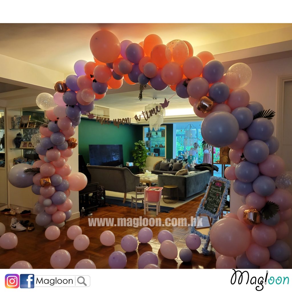 不規則氣球拱門 Organic Balloon Arch